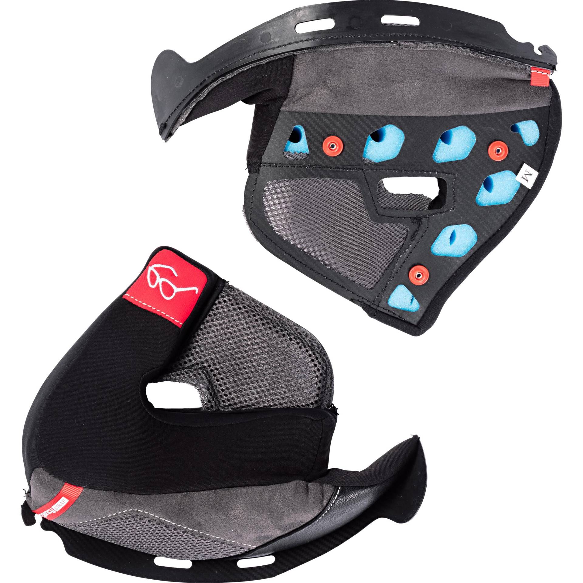 Nexo Wangenpolster Klapphelm Fiberglas Travel S von Nexo