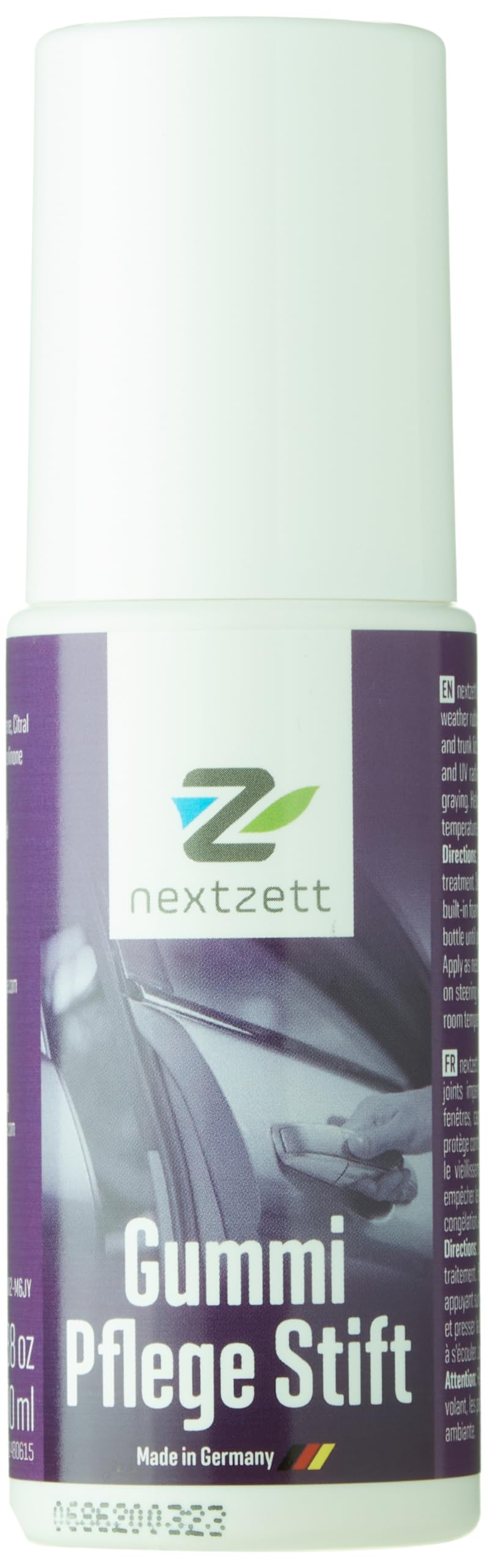 Nextzett 91480615 Rubber Care Stick, 100 ml, weiß von nextzett