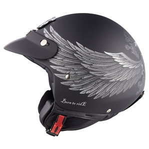 Nexx SX.60 Eagle Rider Jethelm Matt Schwarz von Nexx