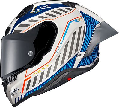 Nexx X.R3R Out Brake, Integralhelm - Weiß/Blau/Grau - M von Nexx