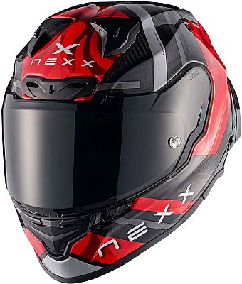 Nexx X.R3R Swirl, Integralhelm - Schwarz/Rot/Grau - L von Nexx