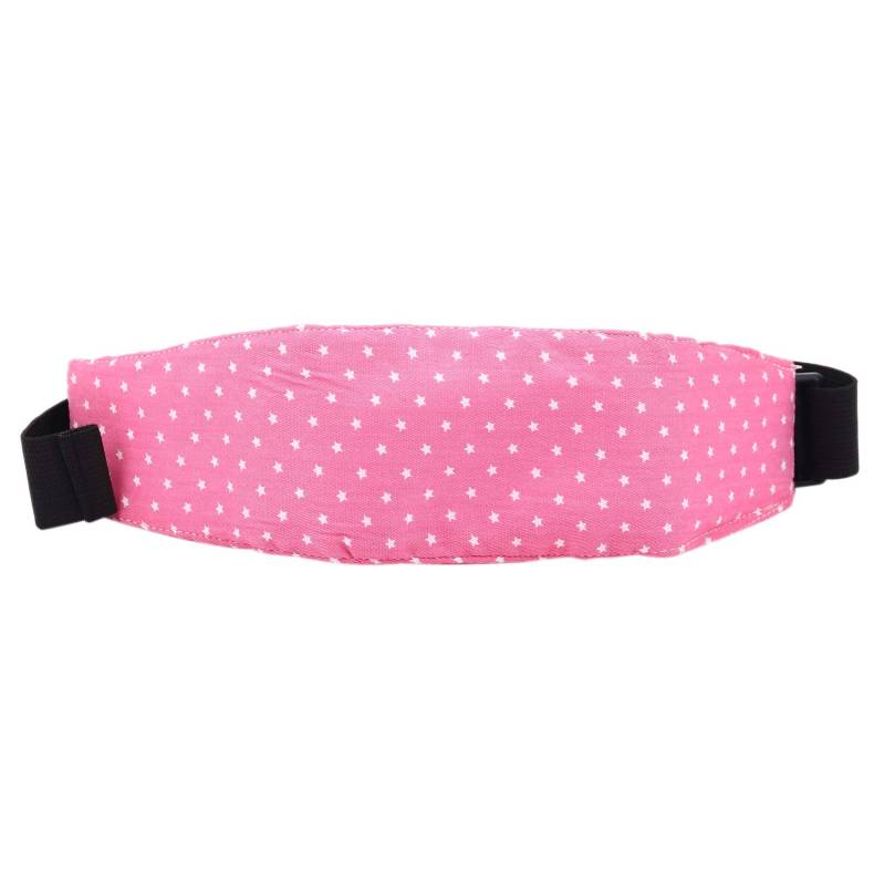 Nicfaky 1 Stück Befestigung Band Baby Kind Kopfstütze Druck Gurt Schlaf Sitz Quaste Halter Gürtel Kinderwagen Sicherheitsgurt für Kindersitz (Rosa) von Nicfaky