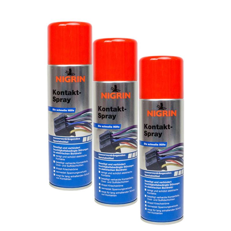 NIGRIN 3X 74031 Kontaktspray 250 ml von NIGRIN