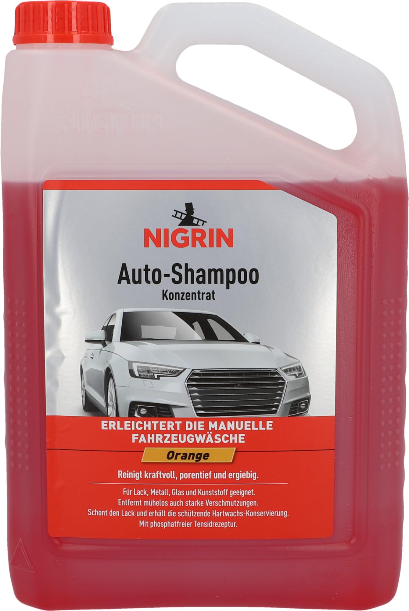 NIGRIN Auto-Shampoo Konzentrat, auch für hartnäckige Verschmutzungen, 3 Liter von NIGRIN