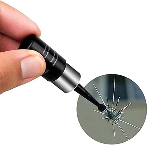 Upgraded Automotive Glass Repair Windshield Repair Kit, Windshield Crack Repair Kit, Auto Windscreen Repair Resin, Car Scratch Remover, Quick Fix for Chips,Cracks,Bull-Eyes,Star-Shaped Crack (1Pcs) von Nihexo