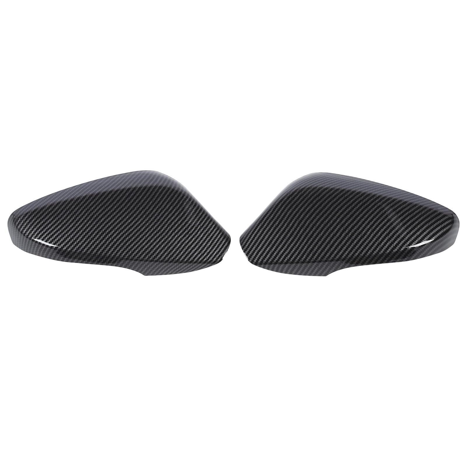 Door Side Rearview Mirror Caps, Niiyen 1 Pair Rearview Mirror Cover Cap Left Right Carbon Fiber Look High Strength Protective Side Door Mirror Cover for Elantra 2010 to 2016 von Niiyen