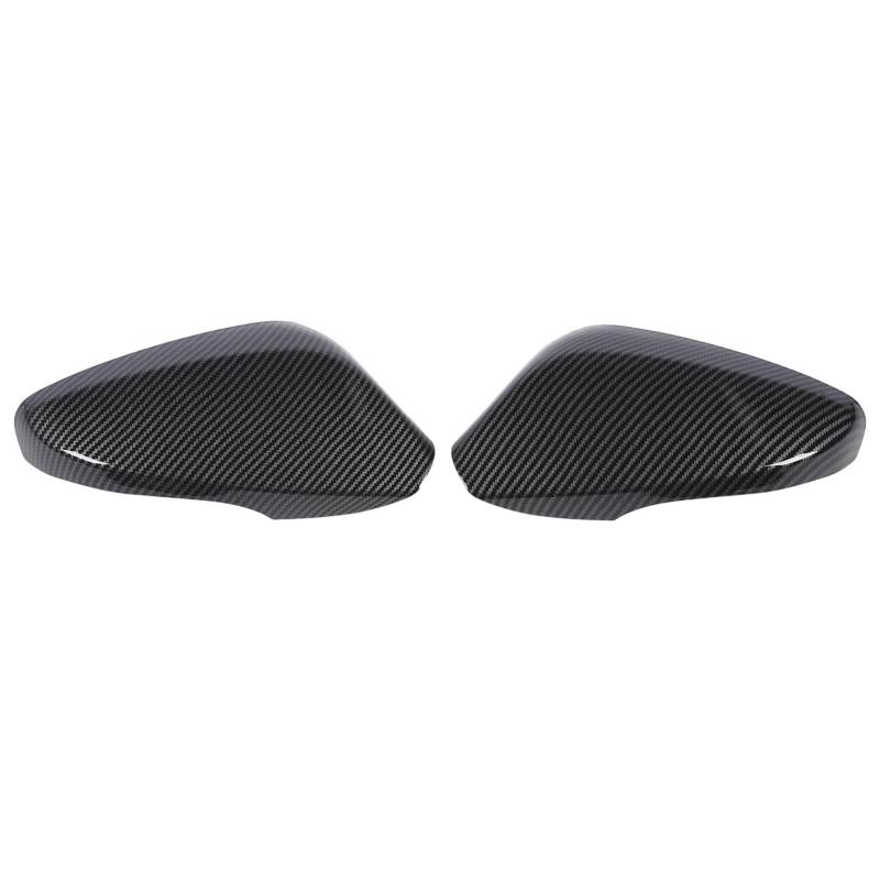 Door Side Rearview Mirror Caps, Niiyen 1 Pair Rearview Mirror Cover Cap Left Right Carbon Fiber Look High Strength Protective Side Door Mirror Cover for Elantra 2010 to 2016 von Niiyen