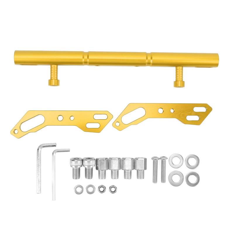 Querstange aus Aluminiumlegierung für Motorräder, Niiyen Motorrad-Querstange aus CNC-Aluminiumlegierung, stabiler, verstellbarer Lenker, Ausgleichsstange, Verstärkungshebel für (gold) von Niiyen