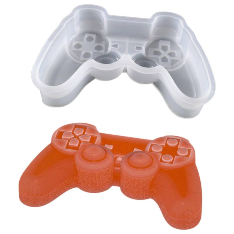 Große Game-Controller-Form Silikon-Kuchenform Game-Controller-Silikonformen Fondantformen Antihaftbeschichtete Backform aus 100 lebensmittelechtem Silikon für Süßigkeiten Schokoladenkuchendekoration von Niktule