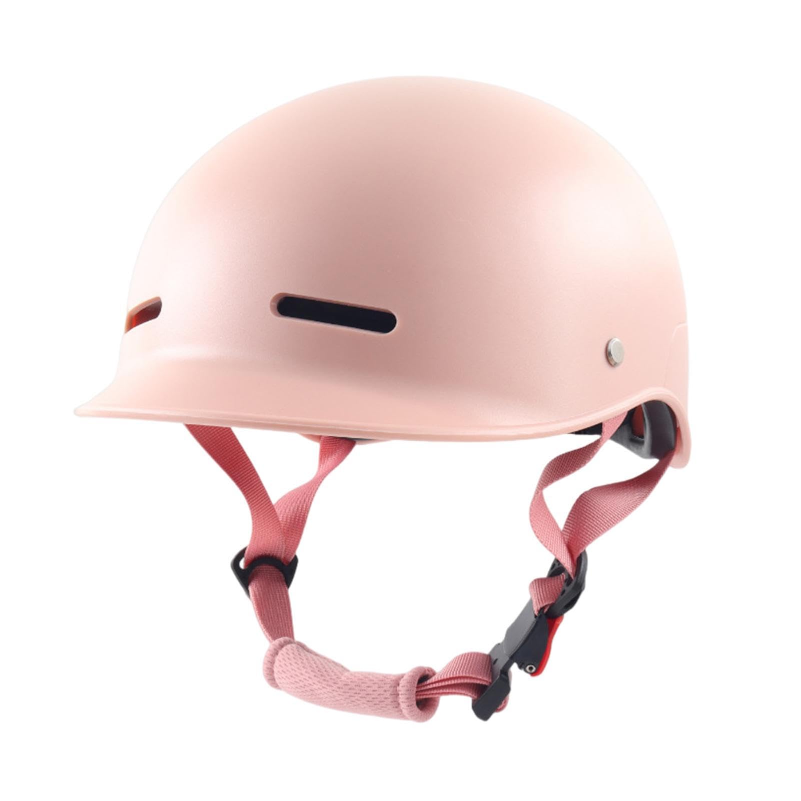 Baseballkappe Motorradhelme für Herren | Sichere Fahrradhelme mit verstellbarem Schnallenriemen,Unisex Wheeling Motorrad Classic Chopper Helme für Erwachsene Skifahren, Skateboarden von Niktule