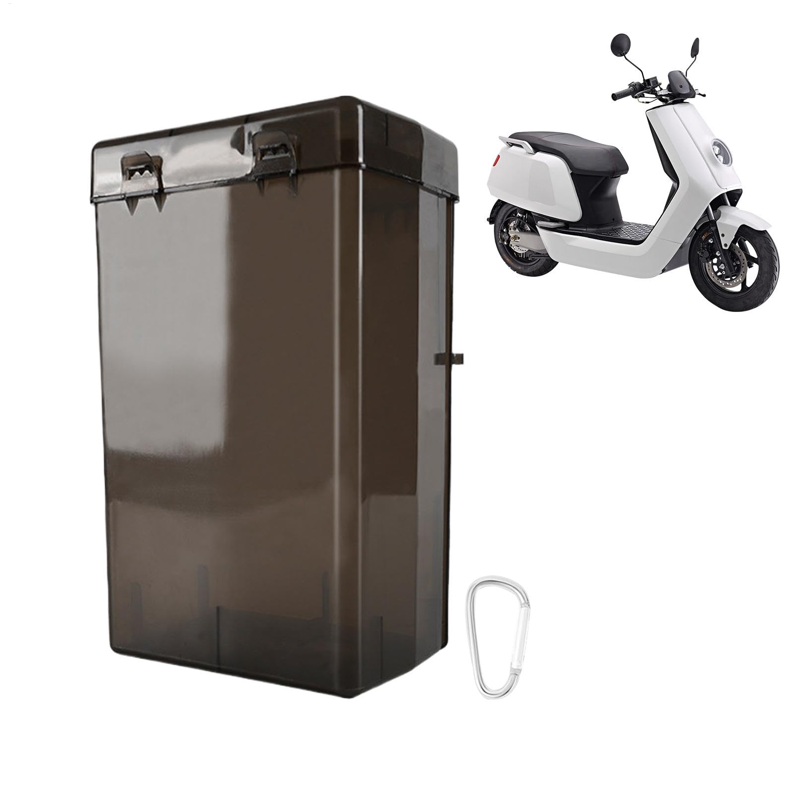 Niktule Scooter -Ladegeräte, Elektromotterladegerät | Wasserdichtes vorderes Ladegerät | Tragbarer Organizer, Wear-Resistant Cover, Radsportzubehör für Erwachsene von Niktule