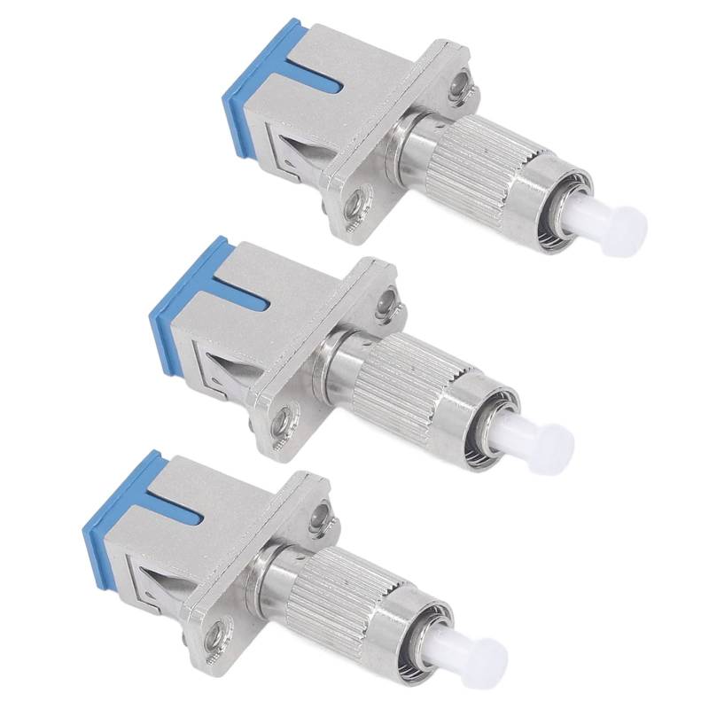 3-teiliges Glasfaser-Stecker-Set, FC-auf-LC-Adapter, Glasfaser-Adapter, FC-Stecker auf SC-Buchse, FC-auf-SC-Faserstecker, Optischer Faserkonverter Für Visuelle Fehlerortung, Rotlichtstift von Nimomo