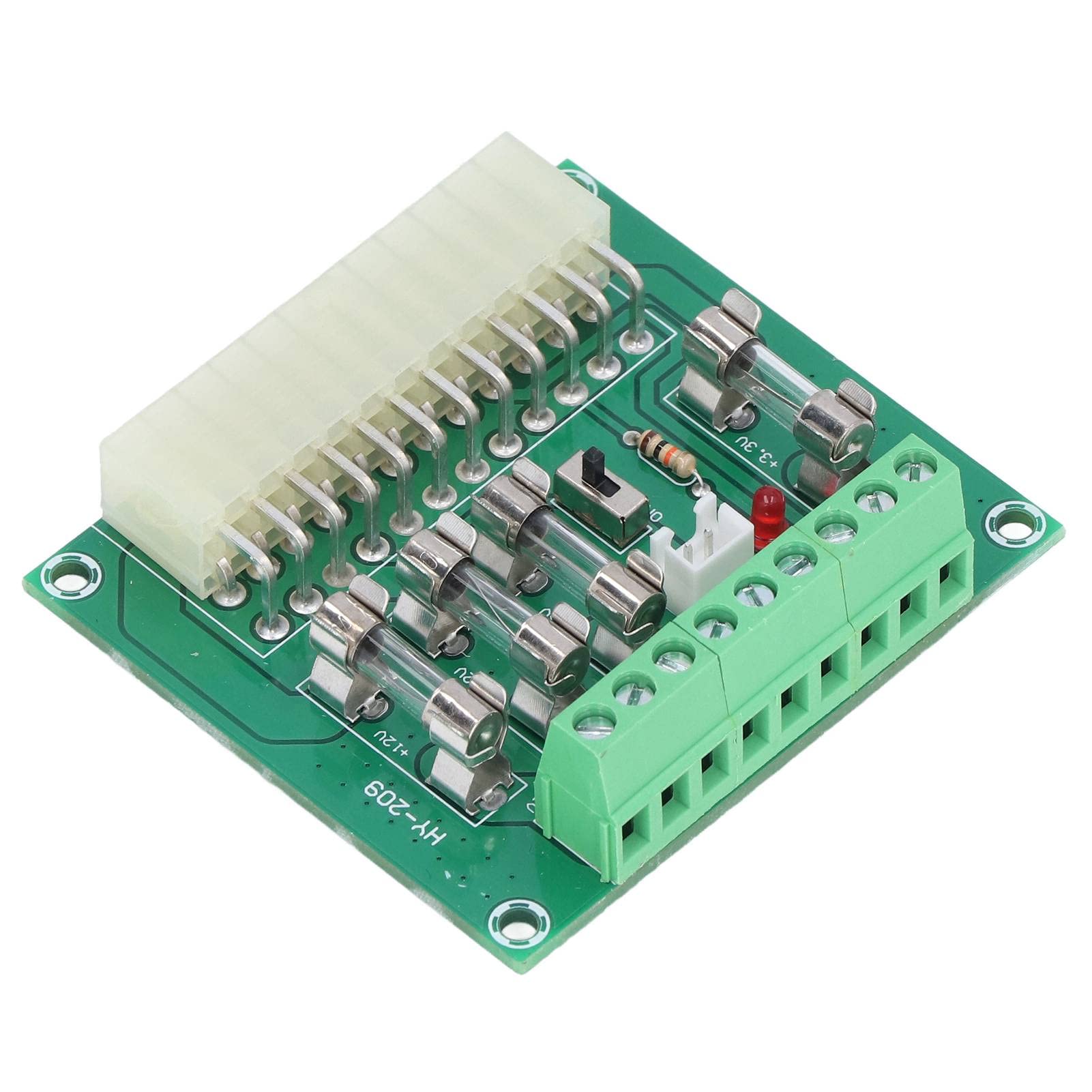 ATX Power Adapter Board ATX Power Supply Adapter Module Verdrahtungs-Breakout-Board für 24PIN 20PIN Desktop Interface von Nimomo