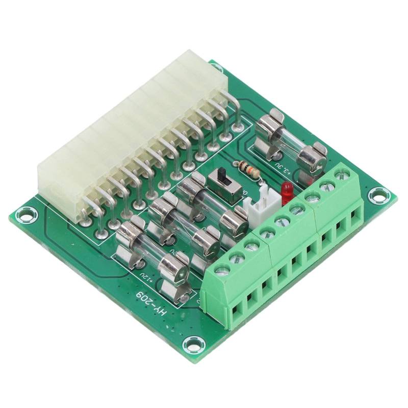 ATX Power Adapter Board ATX Power Supply Adapter Module Verdrahtungs-Breakout-Board für 24PIN 20PIN Desktop Interface von Nimomo