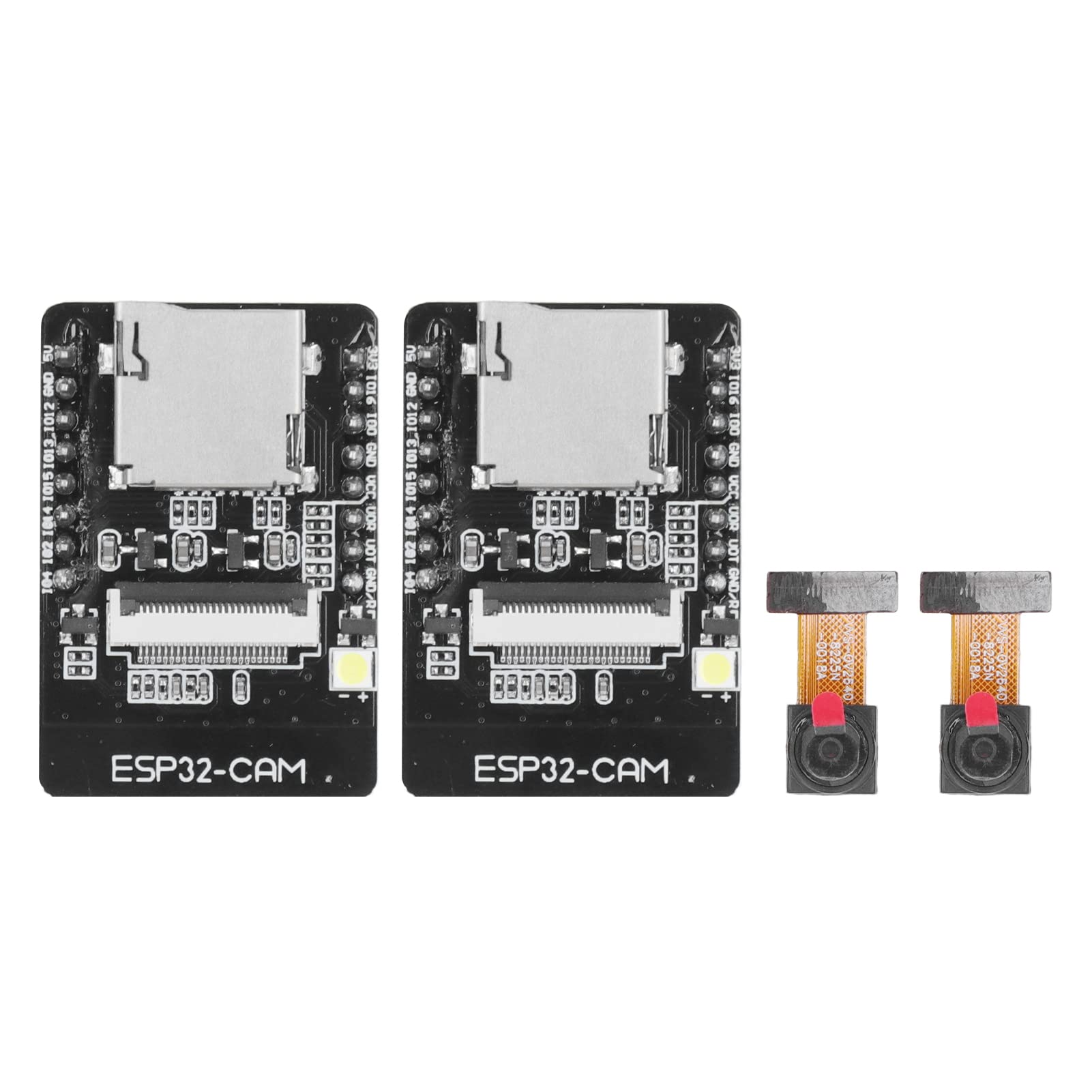 ESP32 CAM-Entwicklungsmodul 2Pcs ESP32 CAM-Entwicklungsmodul WiFi Bluetooth 2 in 1 Kameraplatine Elektronische Komponente von Nimomo