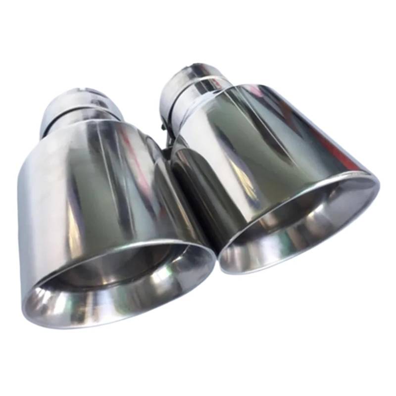 Auspuffspitzen 1PCS Einlass 48MM 51MM 54mm 57MM 60MM 63MM 66MM 70MM 73MM 76MM Universal Edelstahl Auspuff Tip Muffler Rohr Auto Auspuff Endrohr(48MM IN 89MM Out) von NingRuiBhd