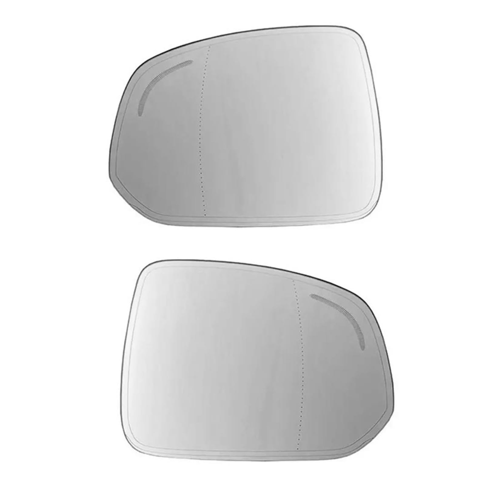 Außenspiegel Für Volvo Für XC90 2015-2022 Auto Auto Links/Rechts Erhitzt Rück Seite Flügel Spiegel Glas Ersatz Türspiegelglas(A Pair) von NingRuiBhd