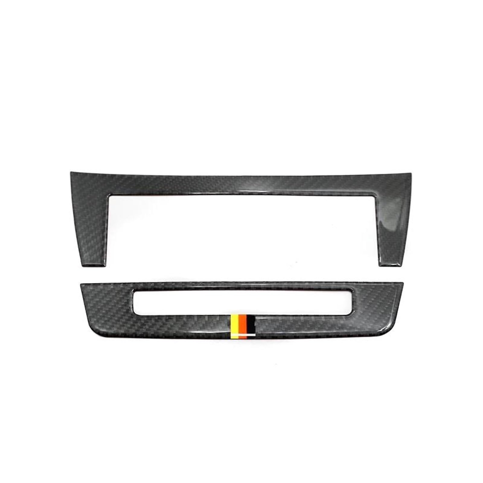 Auto Bedienfeld Rahmen Für Benz Für C Klasse Für W204 2010 2011 2012 2013 Carbon Faser Stil Auto Center Konsole Klimaanlage Panel Rahmen Abdeckung Trim Auto Schalttafelverkleidung(1) von NingRuiBhd