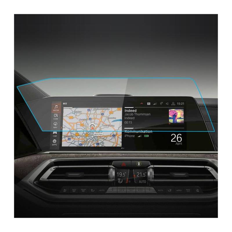 Auto Displayschutz Folie 12,3 Zoll Für 2019 2020 2021 2022 Jahr Für X7 Dashboard-Navigationsmembran Auto-GPS-Display Bildschirmschutzfolie Aus Gehärtetem Glas GPS Displayschutzfolie(Anti-Blue-ray1) von NingRuiBhd