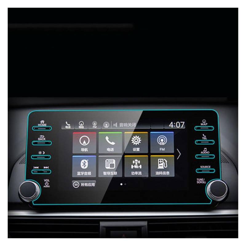 Auto Displayschutz Folie Für Accord 2018 2019 8 Zoll Auto Zentrale Steuerung Film 8 Loch Displayschutzfolie Auto Navigation Gehärtetem Glas GPS Displayschutzfolie(1) von NingRuiBhd