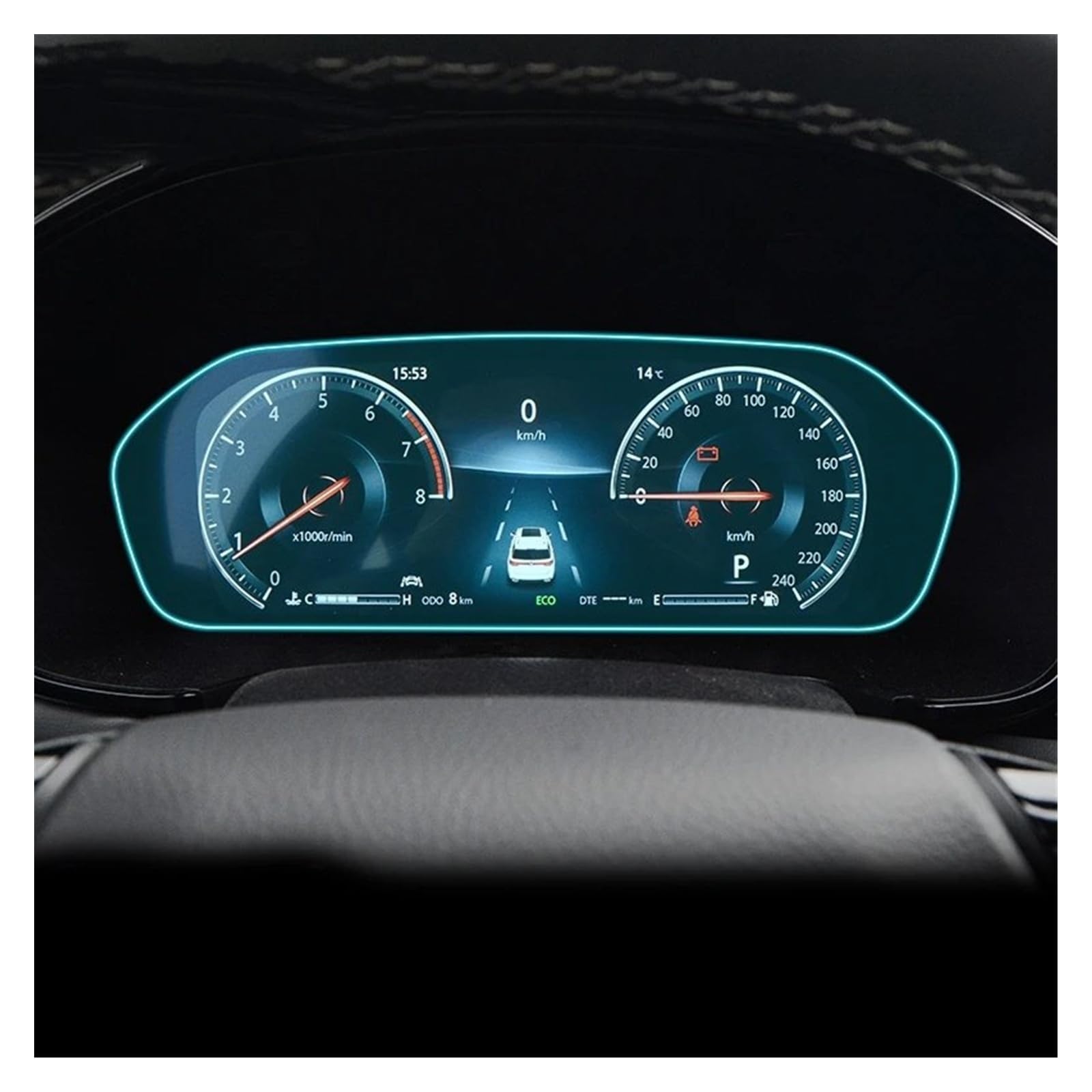 Auto Displayschutz Folie Für Changan Für CS95 2019 2020 2021 2022 2023 Autoinnenraum Zentralsteuerungsbildschirm Transparenter TPU-Schutzfilm GPS-Navigatorfilm GPS Displayschutzfolie von NingRuiBhd