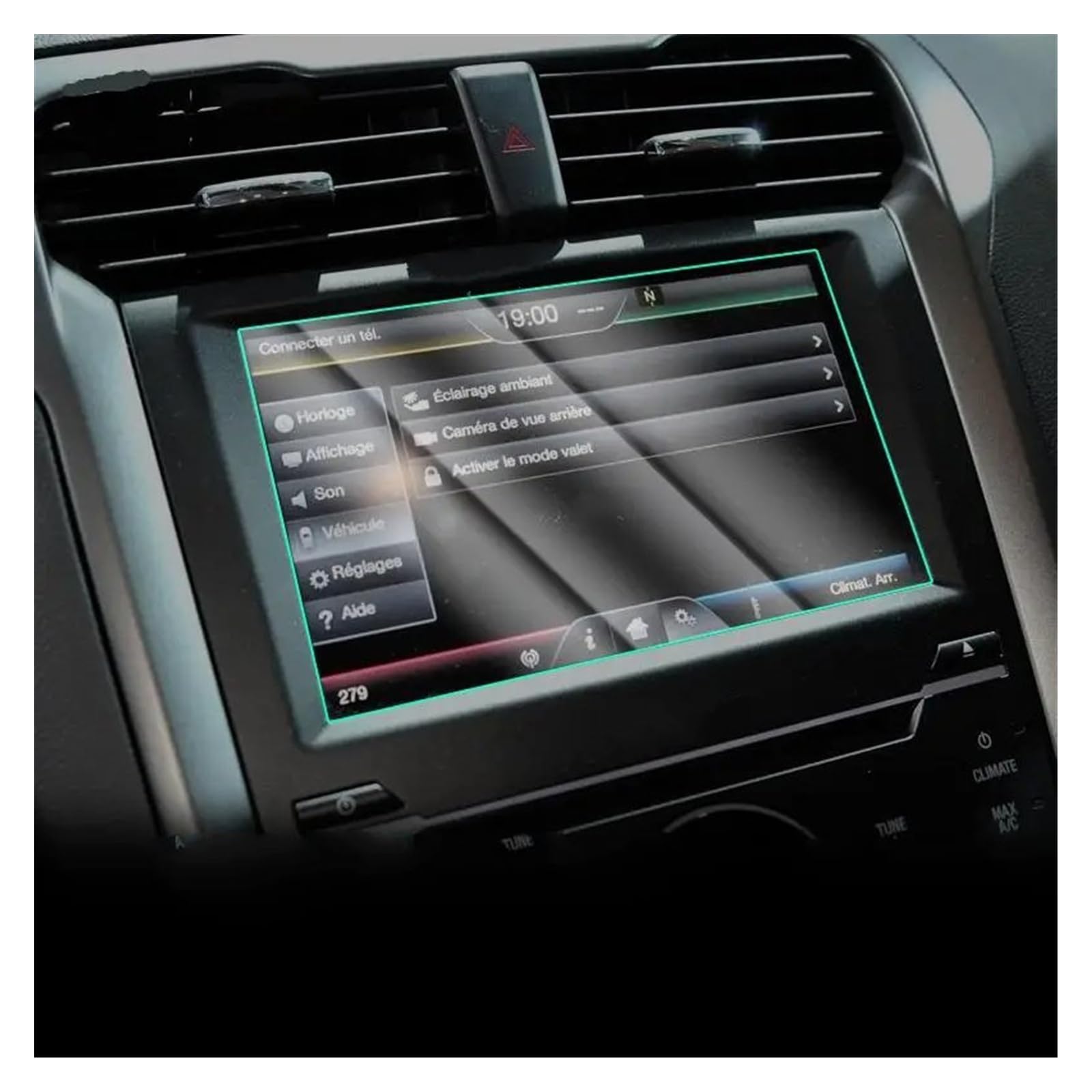 Auto Displayschutz Folie Für Ford Für Fusion Für Mondeo 2013 2014 2015 2016 2017 2018 2019 Auto-GPS-Navigationsfilm LCD-Bildschirm Schutzfolie Aus Gehärtetem Glas GPS Displayschutzfolie von NingRuiBhd