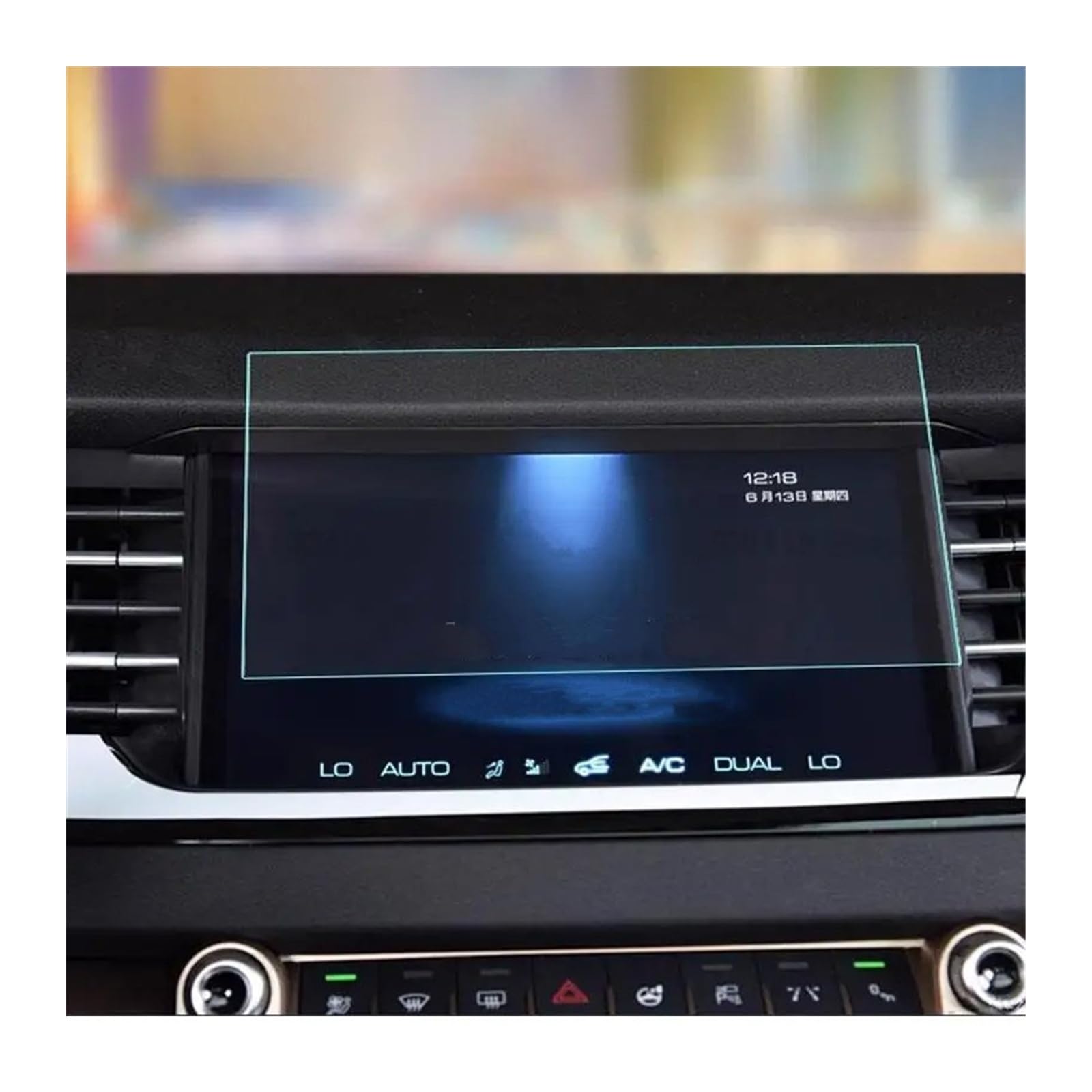 Auto Displayschutz Folie Für Haval Für H6 2017 2018 2019 2020 2021 Displayschutz Aus Gehärtetem Glas Auto-GPS-Navigation LCD-Bildschirm Kratzfest Film Innenraum GPS Displayschutzfolie von NingRuiBhd