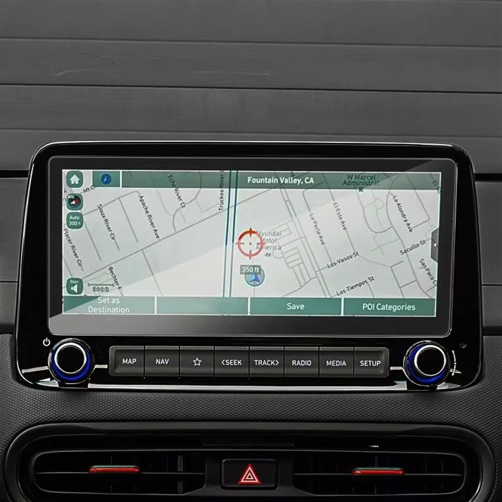 Auto Displayschutz Folie Für Hyundai Für KONA Für Kauai 2021 10,25 Zoll Autoradio GPS-Navigation Gehärtetes Bildschirmglas Schutzfolie Aufkleber GPS Displayschutzfolie von NingRuiBhd