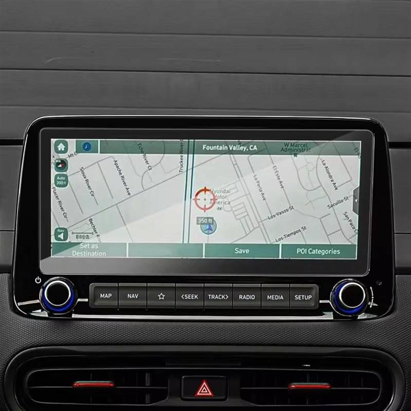 Auto Displayschutz Folie Für Hyundai Für KONA Für Kauai 2021 10,25 Zoll Autoradio GPS-Navigation Gehärtetes Bildschirmglas Schutzfolie Aufkleber GPS Displayschutzfolie von NingRuiBhd