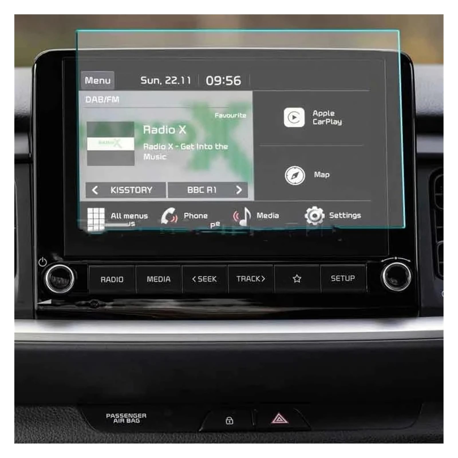 Auto Displayschutz Folie Für Kia Für Stonic 2021 2022 8 Zoll Autoradio GPS Navigation Displayschutzfolie Aus Gehärtetem Glas Displayschutzfolie GPS Displayschutzfolie von NingRuiBhd