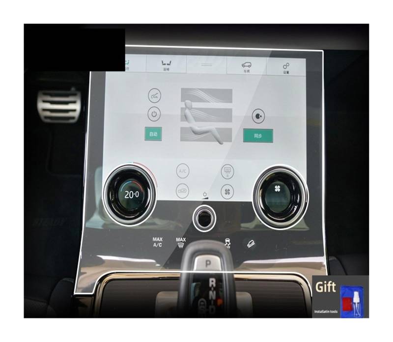 Auto Displayschutz Folie Für Land Für Range Für Rover Für Velar 2017 2018 2019 2020 2021 2022 2023 Auto-GPS-Navigationsschutzfolie LCD-Bildschirmschutz GPS Displayschutzfolie(Style C) von NingRuiBhd