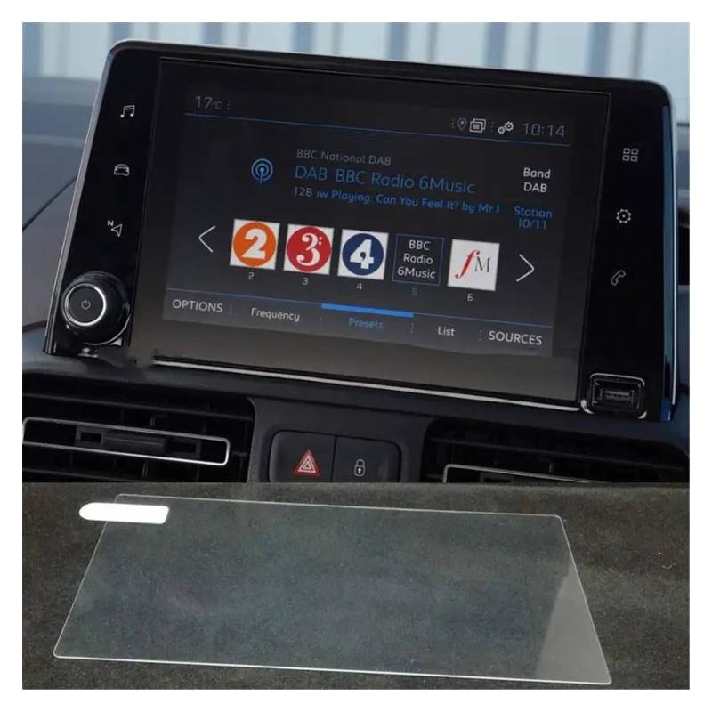 Auto Displayschutz Folie Für Peugeot Für Rifter 2019 2020 Zentrale Steuerung LCD Bildschirm Glas Gehärtetem HD Schützen Film GPS Auto Navigation Stahl Film GPS Displayschutzfolie von NingRuiBhd