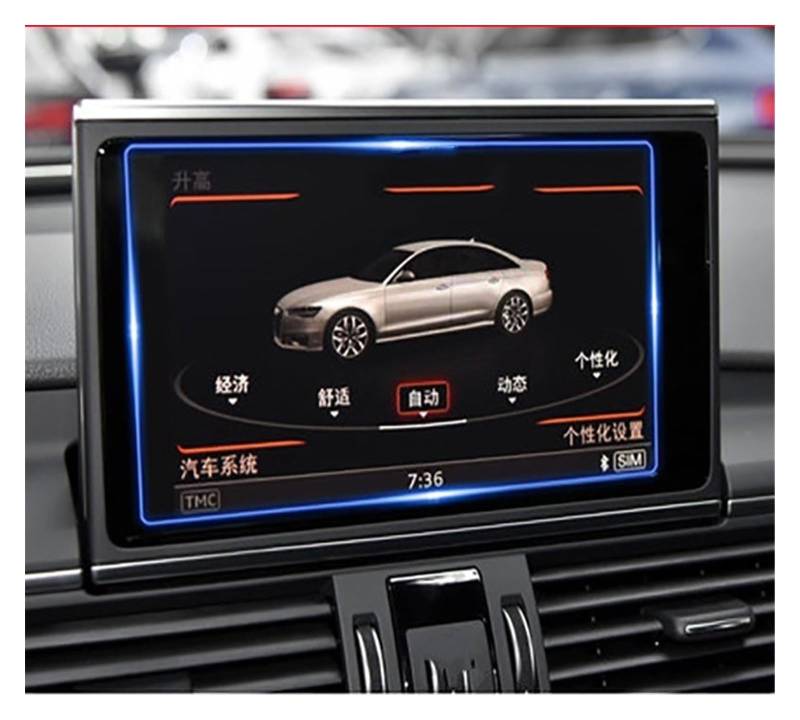 Auto Displayschutz Folie Für S6 Für S7 Für S8 8 Zoll Zentralsteuerungsbildschirm GPS-Navigation Schutzfolie Aus Gehärtetem Glas Auto-Innenaufkleber GPS Displayschutzfolie(1) von NingRuiBhd