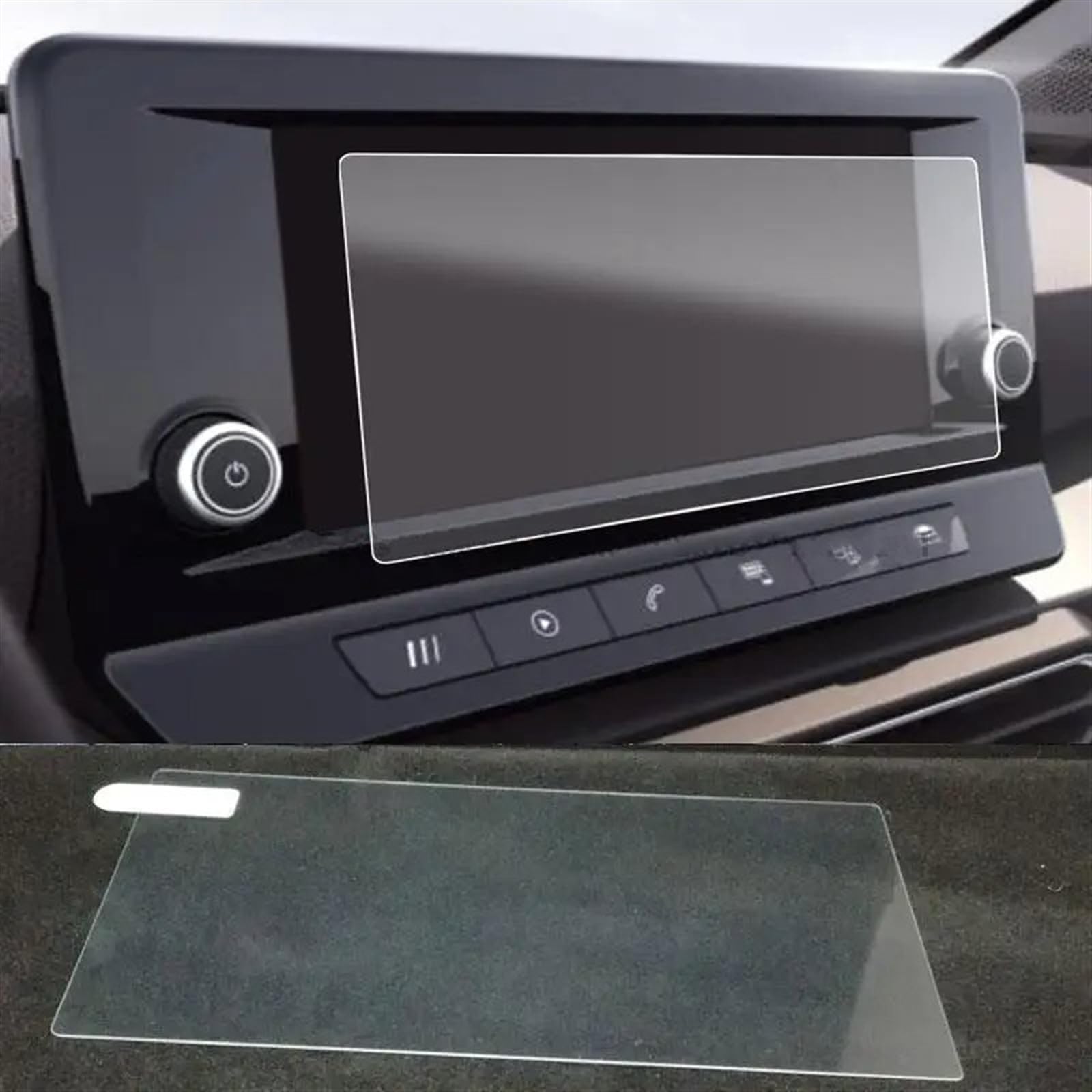 Auto Displayschutz Folie Für Seat Für Ibiza 2022 8,25 Zoll Auto GPS Navigation Film LCD Screen Screen Protector Gehärtetem Glas Schutz Film GPS Displayschutzfolie von NingRuiBhd