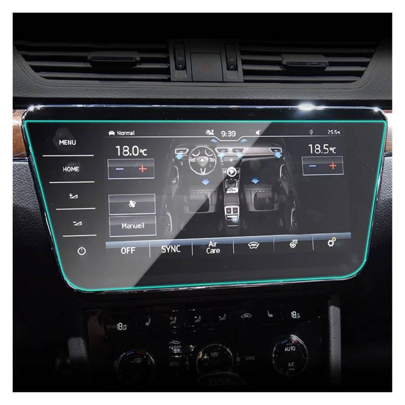 Auto Displayschutz Folie Für Skoda Für Superb 2019 2023 9,2 Zoll Auto GPS Navigation Schutzfolie LCD Bildschirm TPU Film Displayschutzfolie Anti Scratch Innenraum GPS Displayschutzfolie von NingRuiBhd