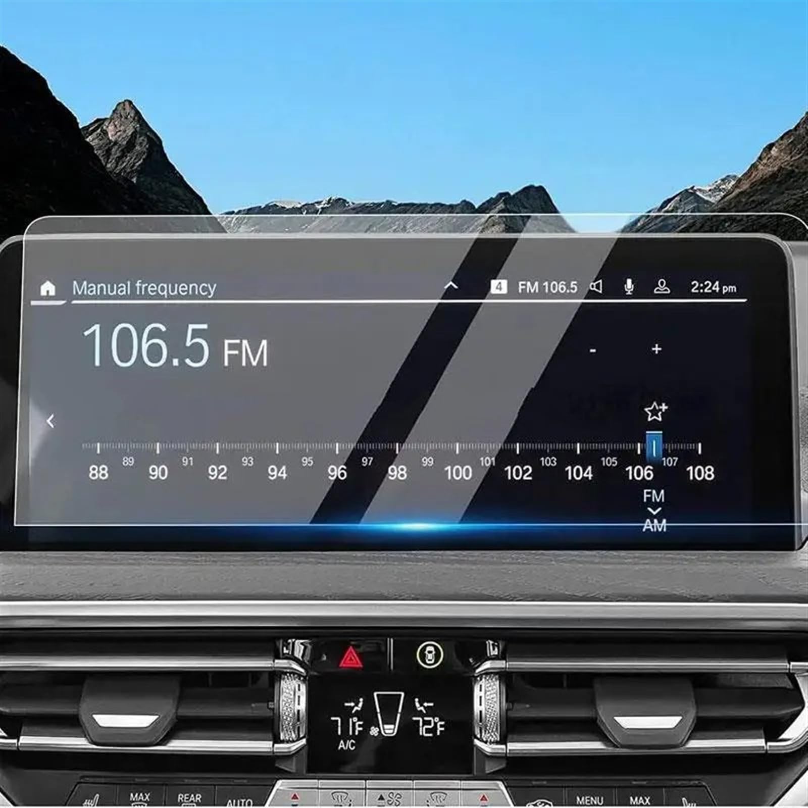 Auto Displayschutz Folie Für X3 Für X4 2022 12,3 Zoll GPS-Navigationsbildschirm Gehärtetes Glas Bildschirm Schutzfolie Zubehör GPS Displayschutzfolie von NingRuiBhd