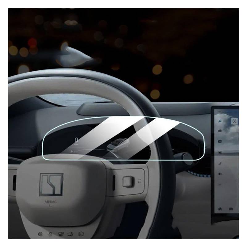 Auto Displayschutz Folie Für Zeekr 007 2024 Für Zeekr 009 2023 Für Zeekr Für X 2023 GPS-Navigation Gehärtetem Glas Dashboard Screen Protector Film GPS Displayschutzfolie(Dashboard 007) von NingRuiBhd