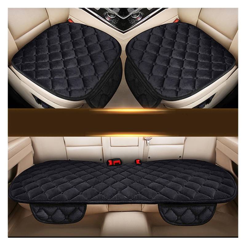 Auto Sitzbezüge Auto Sitzbezug Vorne Hinten Sitzkissen Schutz Pad Für Citron Für C3 Für XR Für F1 Für X45 Autositzschoner(Black 1set) von NingRuiBhd