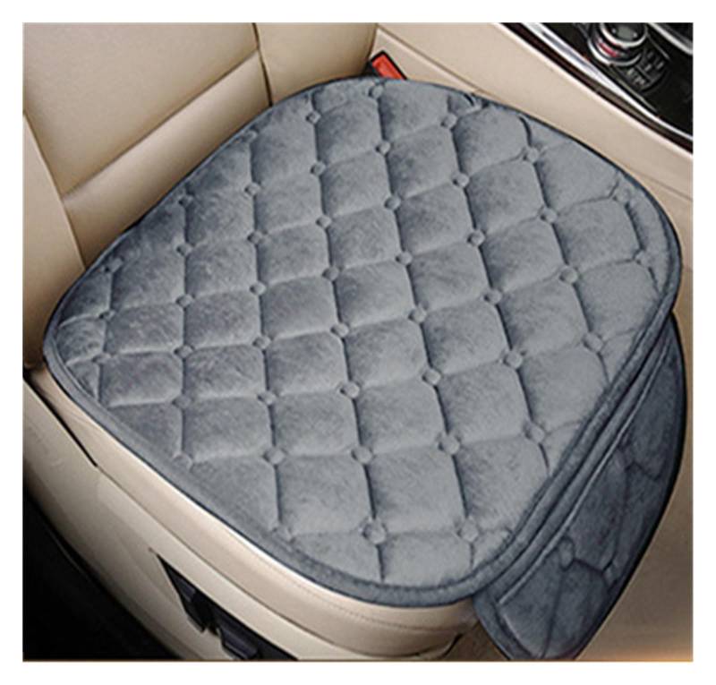 Auto Sitzbezüge Auto Sitzbezug Vorne Hinten Sitzkissen Schutz Pad Für Dacia Für Sandero Für X9 Für X45 Autositzschoner(Grey seat 1pcs) von NingRuiBhd