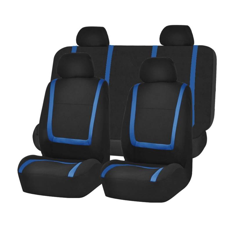 Auto Sitzbezüge Autositzbezüge Für GMC Für Sierra 1500 Für Sierra 2500 Für Sierra 3500 Für Yukon Für Terrain Autositzschutzbezug Autositzschoner(5Seats-Blue) von NingRuiBhd