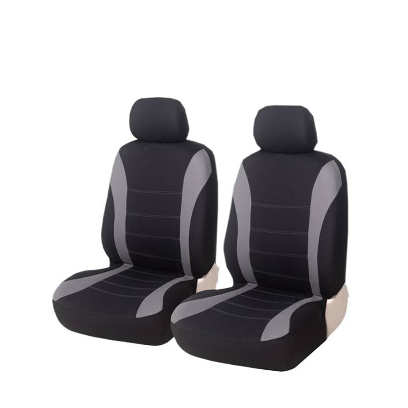 Auto Sitzbezüge Autositzbezüge Mit Seitenairbag Kompatibel 5-Sitzer Universal Für Suzuki Für Escudo Autositzschoner(Gray 2 Pieces) von NingRuiBhd