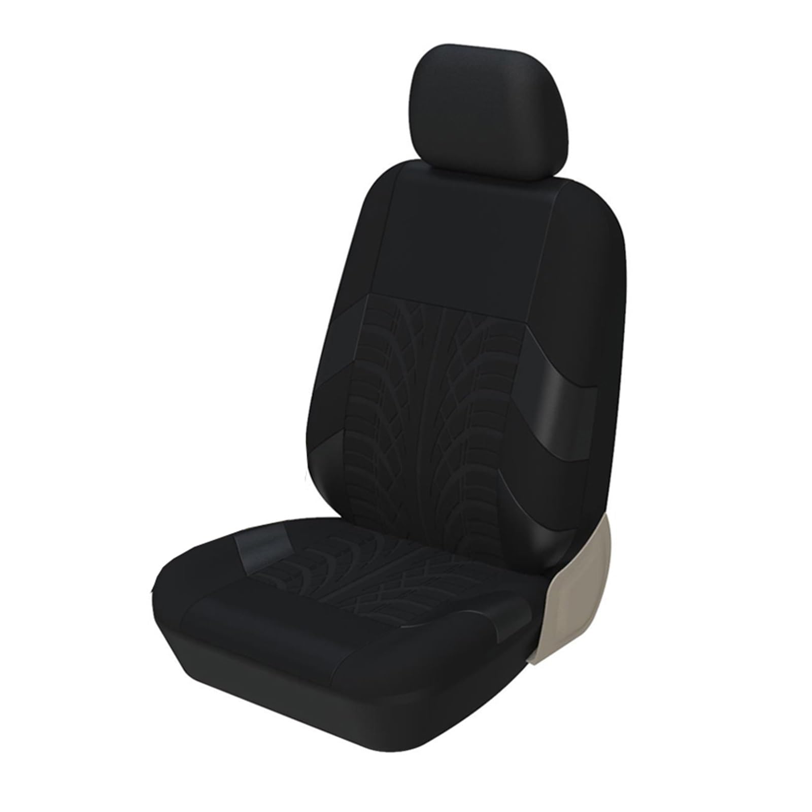 Auto Sitzbezüge Autositzbezüge-Set Universell Passend Für Die Meisten Autos Autositzschutz Für Nissan Für Teana Autositzschoner(1PCS Black) von NingRuiBhd