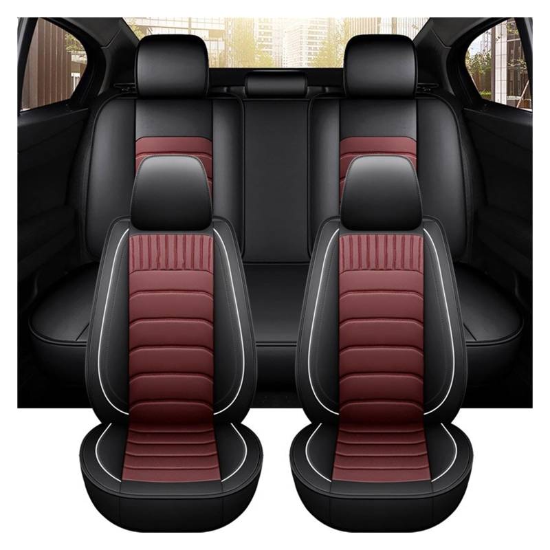 Auto Sitzbezüge Autositzbezug Autositzschutz Zubehör Innenausstattung Komplettes Set Für Benz Für W204 Für W205 Autositzschoner(5 Seats Color 8) von NingRuiBhd