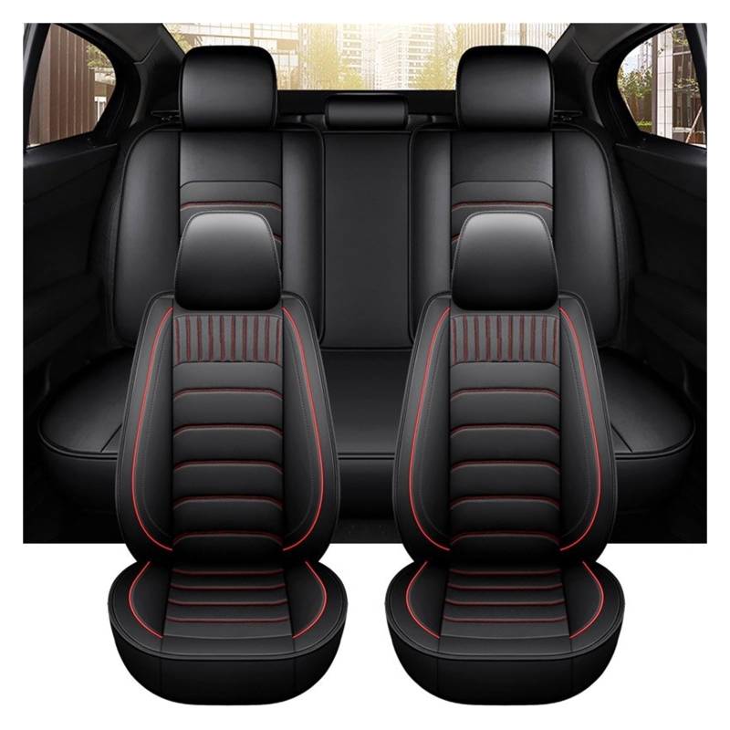 Auto Sitzbezüge Autositzbezug Autositzschutz Zubehör Innenausstattung Komplettes Set Für Dodge Für Journey Für Charger Autositzschoner(5 Seats Color 5) von NingRuiBhd