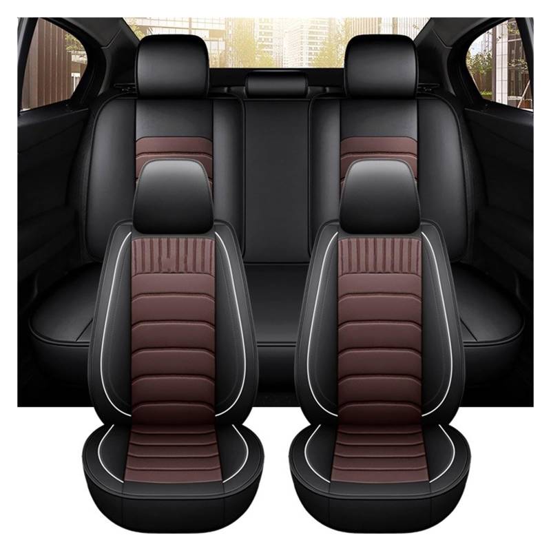 Auto Sitzbezüge Autositzbezug Autositzschutz Zubehör Innenausstattung Komplettes Set Für Dodge Für Journey Für Charger Autositzschoner(5 Seats Color 6) von NingRuiBhd