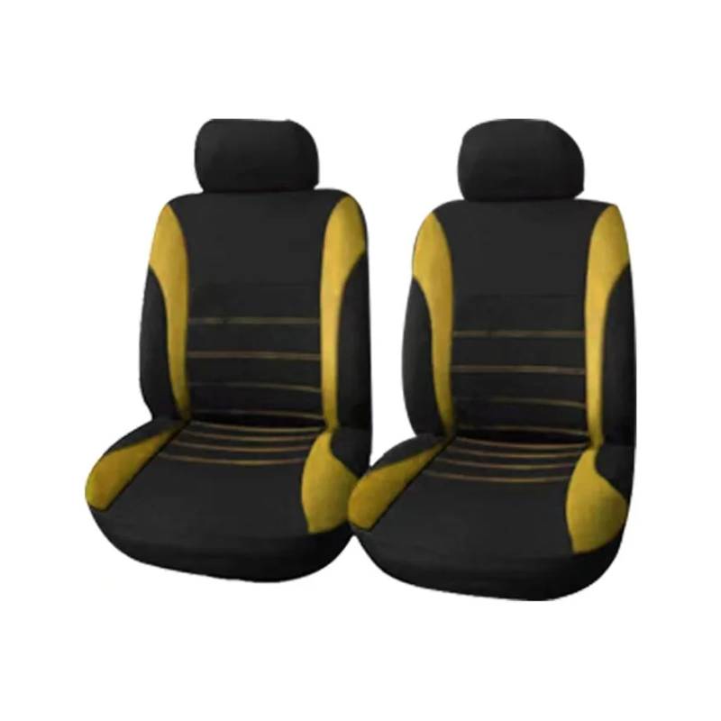 Auto Sitzbezüge Autositzbezug Für Nissan Für Nv200 Für Pathfinder Für Rogue Für Sentra Für Serena Autositzschoner(2seat-Yellow) von NingRuiBhd