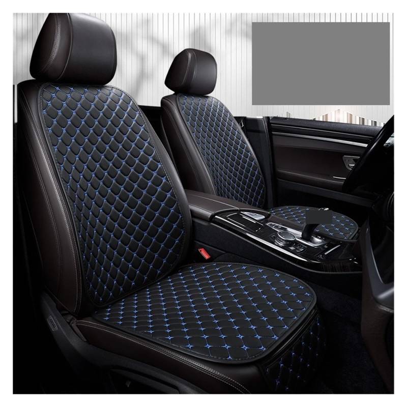 Auto Sitzbezüge Autositzbezug Kissen Zubehör Innensitzschutz Für Toyota Für Corolla Für Prius Autositzschoner(Black Blue 2 Seat) von NingRuiBhd