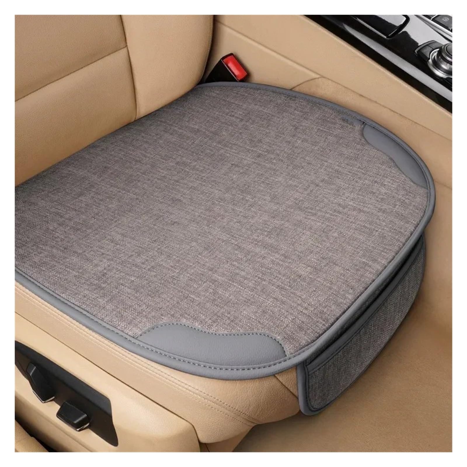 Auto Sitzbezüge Autositzbezug-Schutz Für Q5 Für Q2 Für Q3 Für Q6 Für Q7 Für Q8 Für S1 Für S4 Für S5 Für S6 Autositzschoner(1 PC Cushion-Gray) von NingRuiBhd