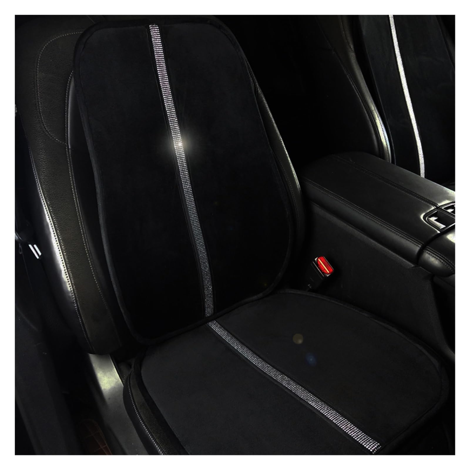 Auto Sitzbezüge Autositzbezug Vorne Hinten Sitzkissen Schutzpolster Für Sitz Für Ibiza Für X1 Für X45 Autositzschoner(Bling Front 1pcs) von NingRuiBhd