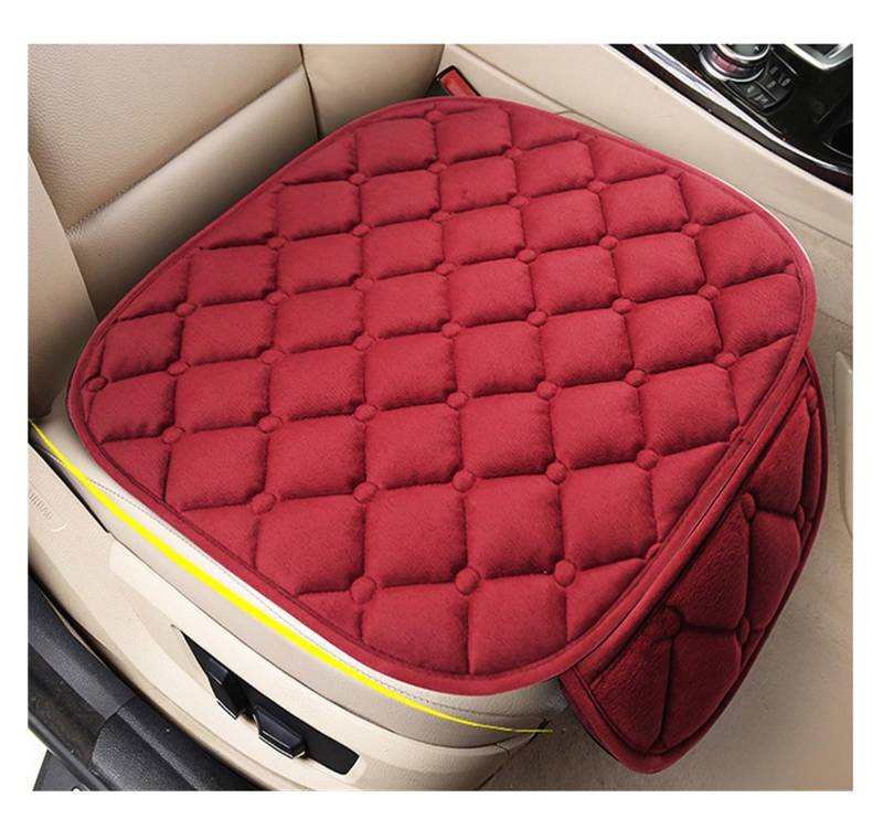 Auto Sitzbezüge Autositzbezug Vorne Hinten Sitzkissen Schutzpolster Für Sitz Für Ibiza Für X1 Für X45 Autositzschoner(Red seat 1pcs) von NingRuiBhd